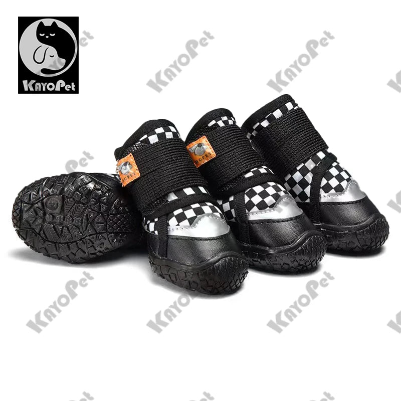 Dog Shoes for Small Dogs Breathable waterproof Dog Boots Paw Protectors for Summer Hot Pavement Winter Snowy Anti Slip Puppy