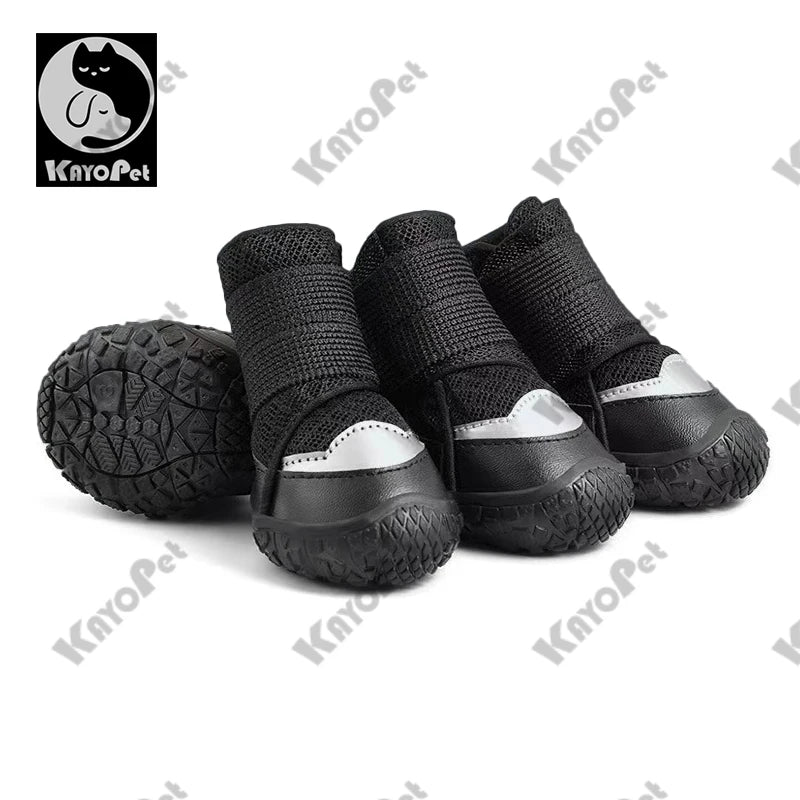 Dog Shoes for Small Dogs Breathable waterproof Dog Boots Paw Protectors for Summer Hot Pavement Winter Snowy Anti Slip Puppy