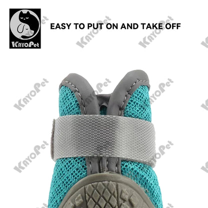 Dog Shoes for Small Dogs Breathable waterproof Dog Boots Paw Protectors for Summer Hot Pavement Winter Snowy Anti Slip Puppy