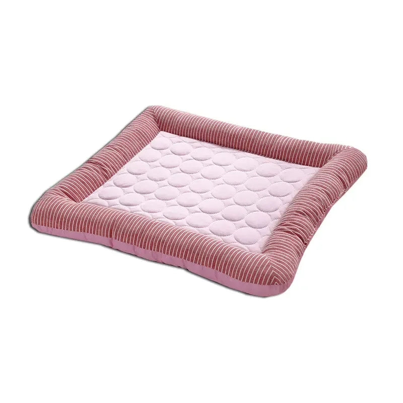 Cooling Pad Bed for Dogs and Cats- Cool Mat Pet Blanket Ice Silk Material Soft for Summer