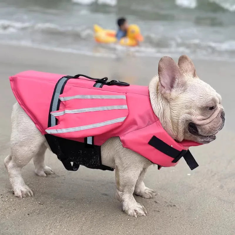 Dog Summer Life Jacket with Wings Pet Swim Vest Adjustable Straps Safe Swimming Gear for Dogs  Puppy Clothes Dog Accessories