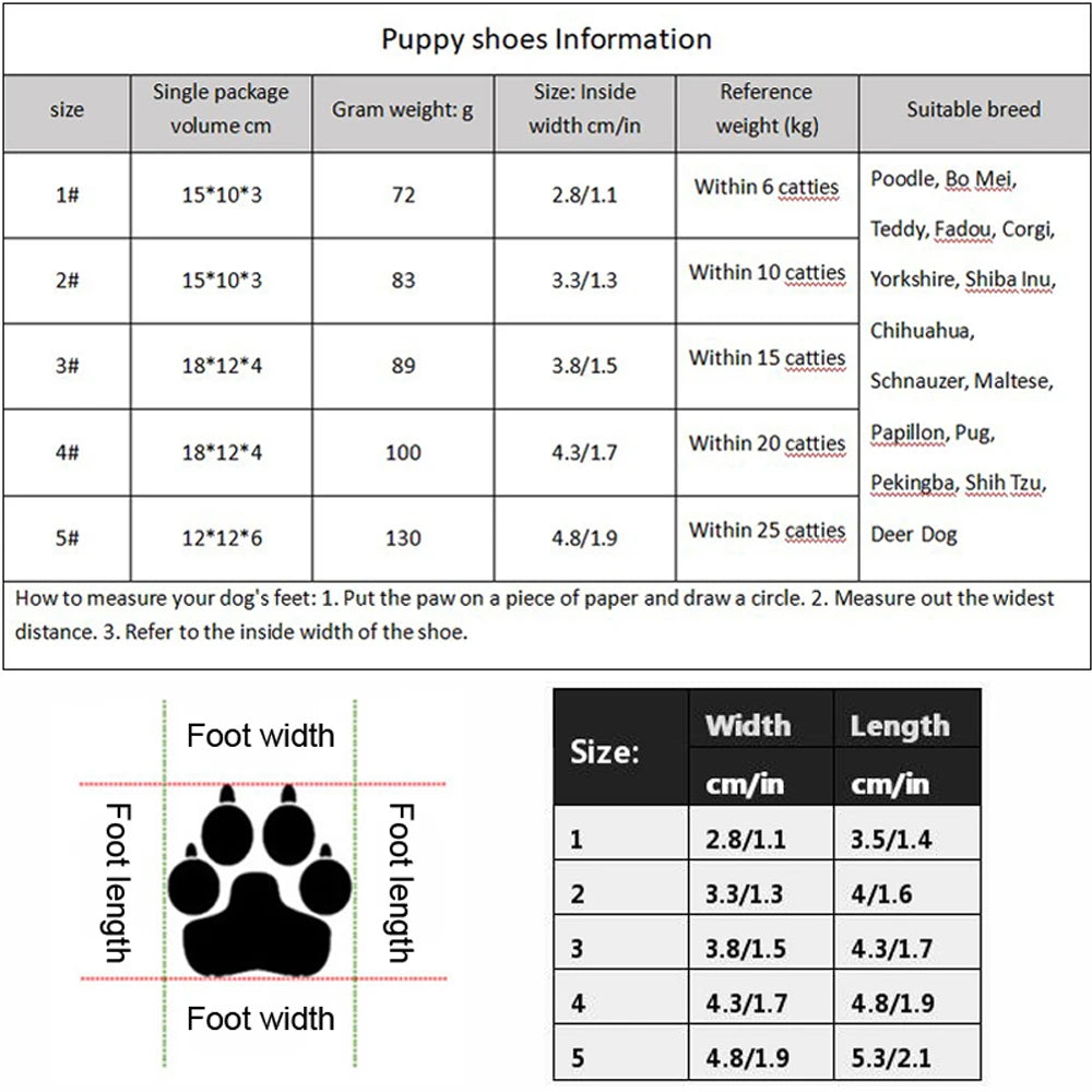 Dog Shoes for Large Dogs Medium Dog Boots Paw Protectors For Winter Snowy Day Summer Hot Pavement Waterproof Anti Slip Sole