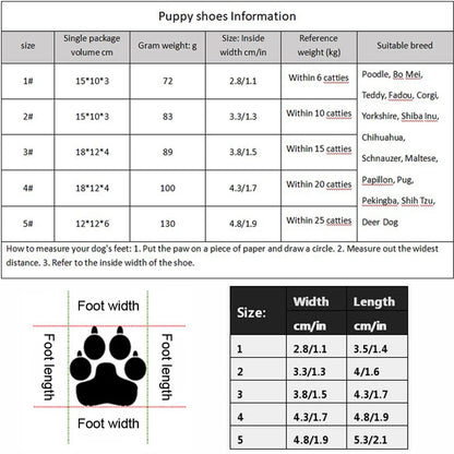 Dog Shoes for Large Dogs Medium Dog Boots Paw Protectors For Winter Snowy Day Summer Hot Pavement Waterproof Anti Slip Sole