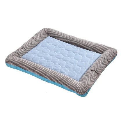 Cooling Pad Bed for Dogs and Cats- Cool Mat Pet Blanket Ice Silk Material Soft for Summer