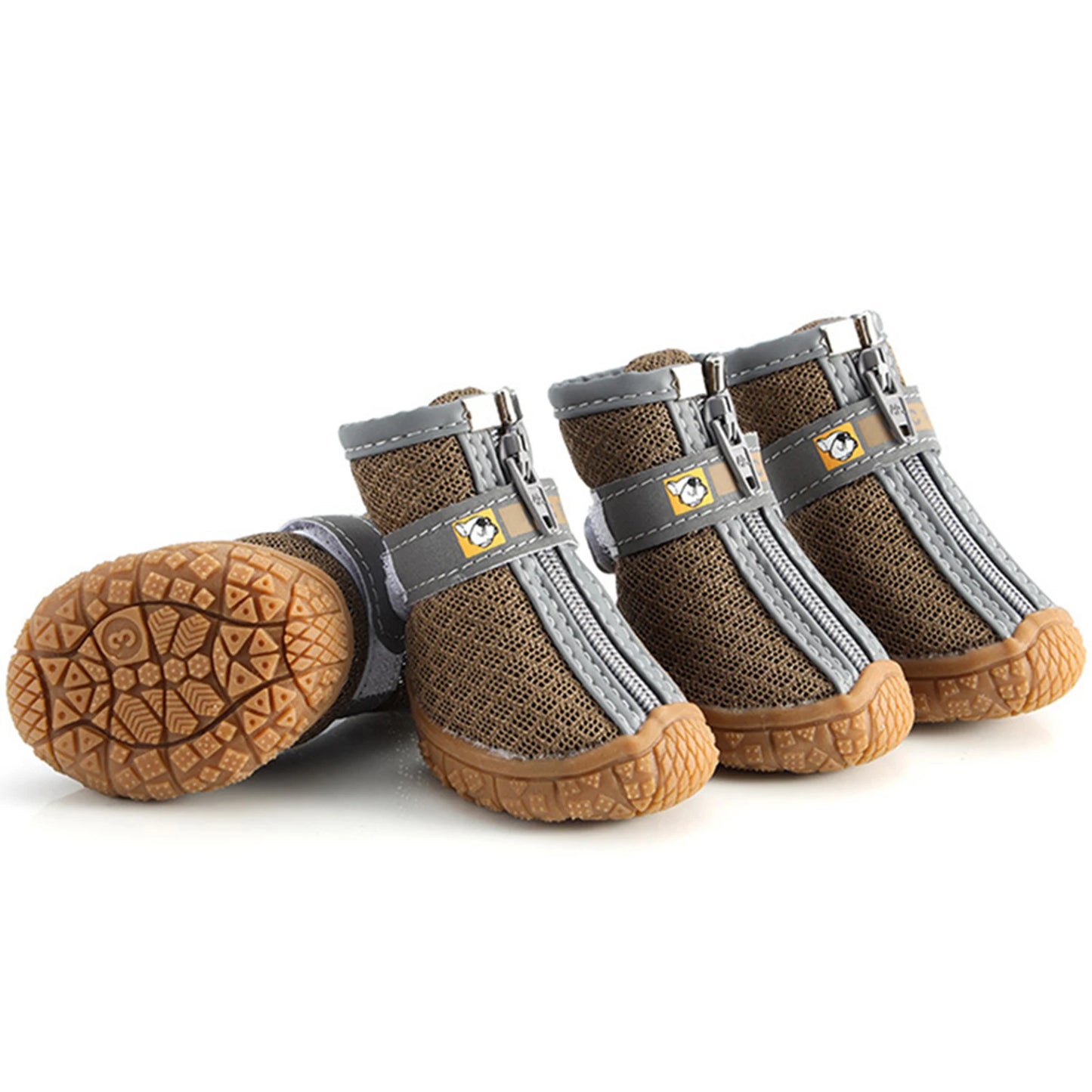 Dog Shoes for Large Dogs Medium Dog Boots Paw Protectors For Winter Snowy Day Summer Hot Pavement Waterproof Anti Slip Sole