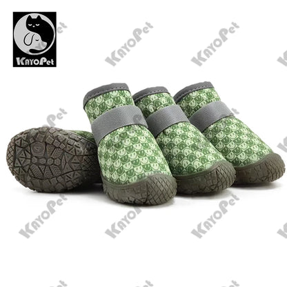 Dog Shoes for Small Dogs Breathable waterproof Dog Boots Paw Protectors for Summer Hot Pavement Winter Snowy Anti Slip Puppy