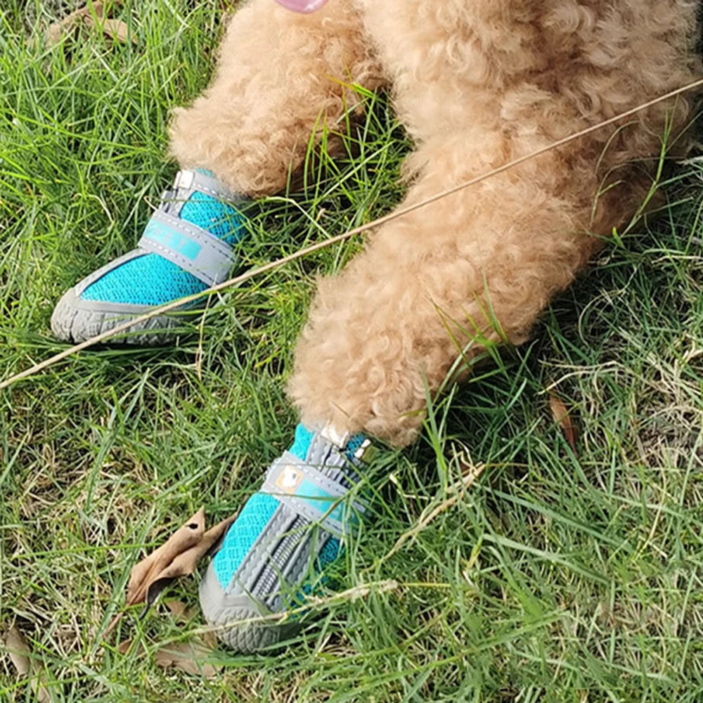 Dog Shoes for Large Dogs Medium Dog Boots Paw Protectors For Winter Snowy Day Summer Hot Pavement Waterproof Anti Slip Sole