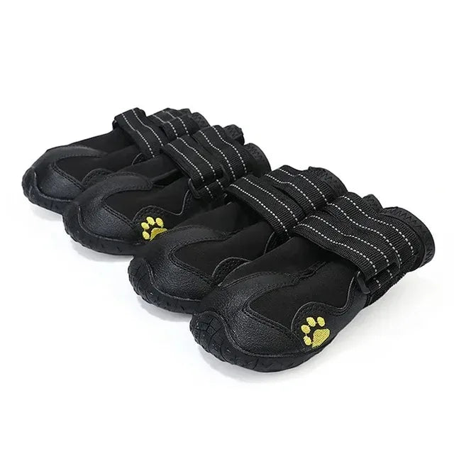 Waterproof Dog Shoes Anti-Slip Rubber Dog Booties for Summer Hot Pavement Winter Snow Dog Boots Paw Protector Reflective.