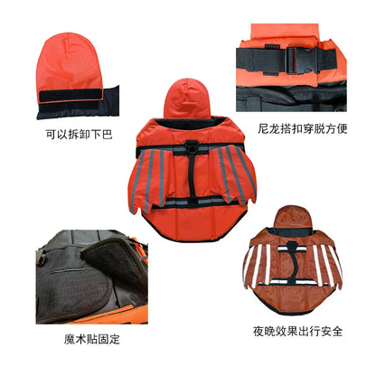Dog Summer Life Jacket with Wings Pet Swim Vest Adjustable Straps Safe Swimming Gear for Dogs  Puppy Clothes Dog Accessories