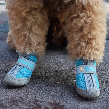 Dog Shoes for Large Dogs Medium Dog Boots Paw Protectors For Winter Snowy Day Summer Hot Pavement Waterproof Anti Slip Sole