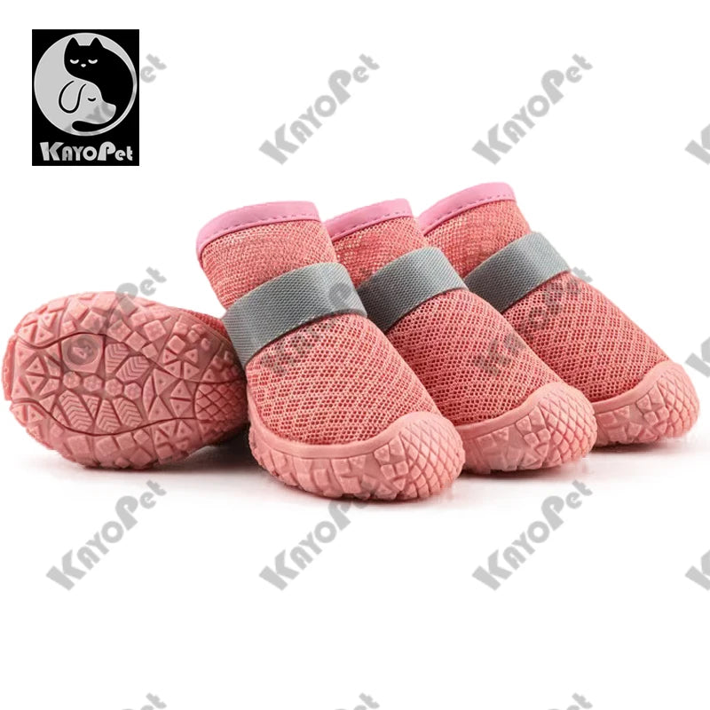 Dog Shoes for Small Dogs Breathable waterproof Dog Boots Paw Protectors for Summer Hot Pavement Winter Snowy Anti Slip Puppy