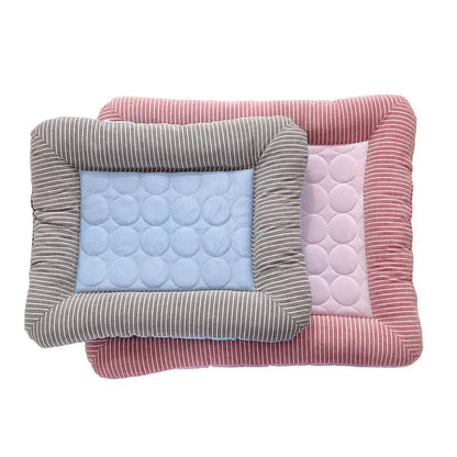 Cooling Pad Bed for Dogs and Cats- Cool Mat Pet Blanket Ice Silk Material Soft for Summer