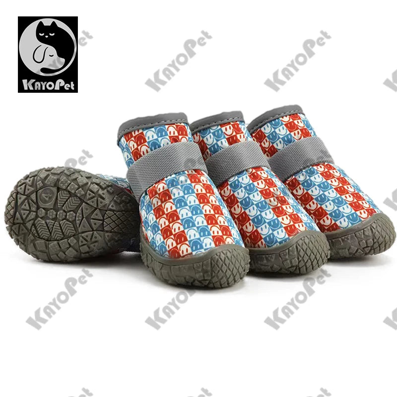 Dog Shoes for Small Dogs Breathable waterproof Dog Boots Paw Protectors for Summer Hot Pavement Winter Snowy Anti Slip Puppy
