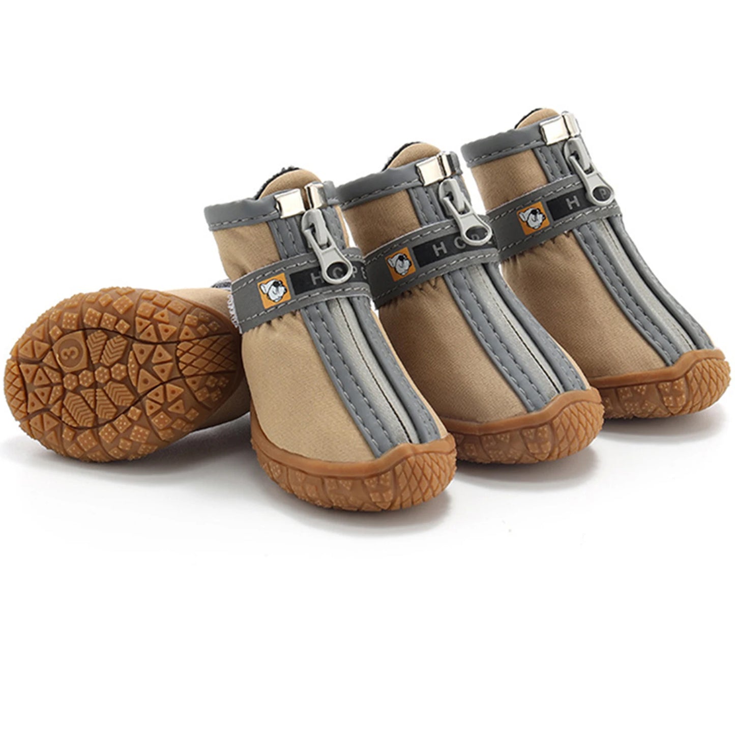 Dog Shoes for Large Dogs Medium Dog Boots Paw Protectors For Winter Snowy Day Summer Hot Pavement Waterproof Anti Slip Sole