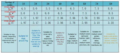 Waterproof Dog Shoes Anti-Slip Rubber Dog Booties for Summer Hot Pavement Winter Snow Dog Boots Paw Protector Reflective.