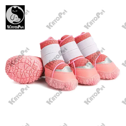 Dog Shoes for Small Dogs Breathable waterproof Dog Boots Paw Protectors for Summer Hot Pavement Winter Snowy Anti Slip Puppy