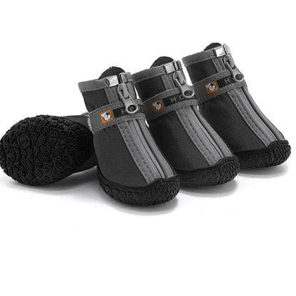 Dog Shoes for Large Dogs Medium Dog Boots Paw Protectors For Winter Snowy Day Summer Hot Pavement Waterproof Anti Slip Sole