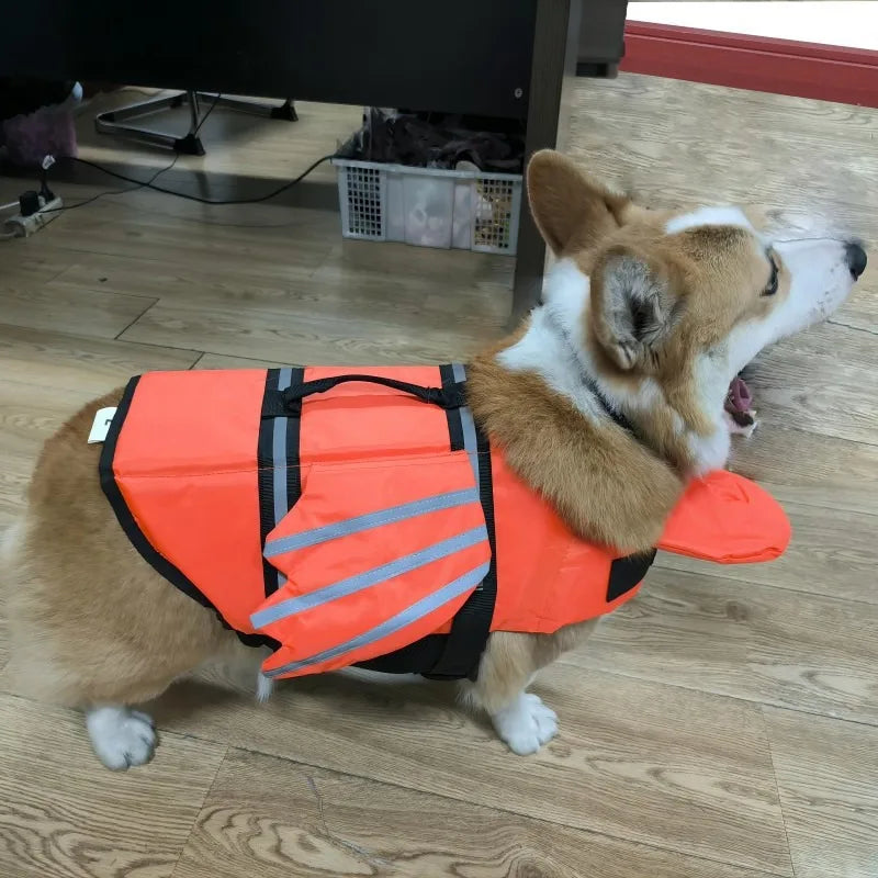 Dog Summer Life Jacket with Wings Pet Swim Vest Adjustable Straps Safe Swimming Gear for Dogs  Puppy Clothes Dog Accessories