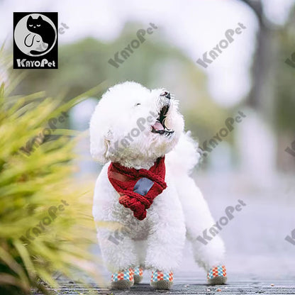 Dog Shoes for Small Dogs Breathable waterproof Dog Boots Paw Protectors for Summer Hot Pavement Winter Snowy Anti Slip Puppy
